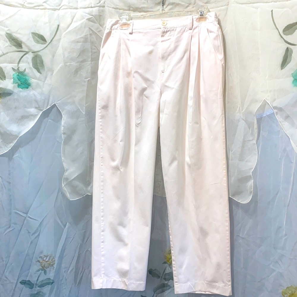 CROP COTTON WHITE BFA CLASSICS PANTS SZ 12PS